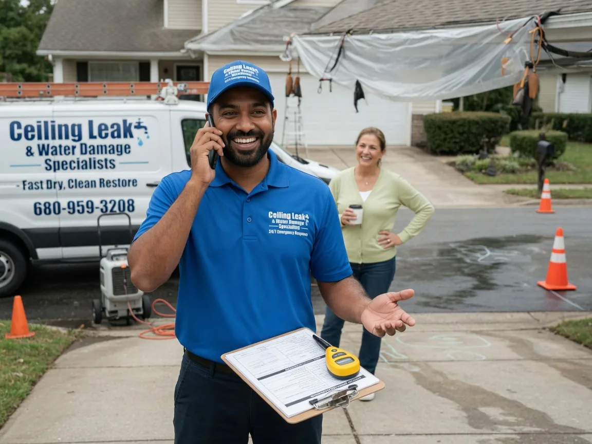 Ceiling Leak Cleanup Lynchburg, OH FAQs